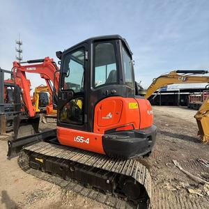 Mini-excavatrice Kubota U55 d'occasion, 5,5 tonnes, haute efficacité, avec composants essentiels du moteur et de la pompe, à vendre - Product Image 6
