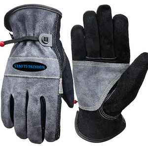 Guanti da Giardinaggio in Pelle di Vacchetta per Donne, Rinforzati sul Palmo, Resistenti all'Usura e Antiperforazione, per Lavoro e Sicurezza - Product Image 5