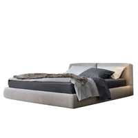 Meubles de maison pour chambre à coucher haut de gamme Lit de luxe rembourré doux moderne de luxe de taille personnalisée King