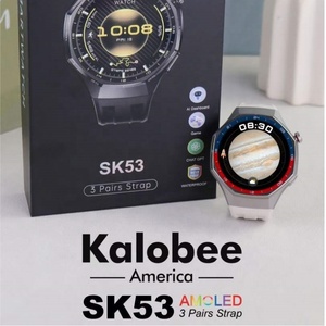 <span class=keywords><strong>Smartwatch</strong></span> SK53 <span class=keywords><strong>con</strong></span> Schermo da 1,53 Pollici, Impermeabile, Monitoraggio Frequenza Cardiaca e Ossigeno nel Sangue, Chiamate BT, Ricarica Wireless, <span class=keywords><strong>con</strong></span> 3 Cinturini - Product Image 6