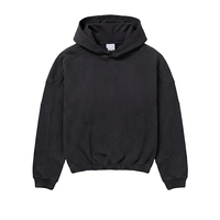 Sweat à capuche personnalisé de luxe pour homme, coupe ample et carrée, en molleton bouclette 100% coton 450 g/m², style automne, idéal pour l'impression
