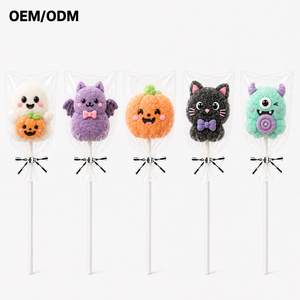 Palomitas de Algodón con Forma de Fantasma y Calabaza para Halloween, Dulces al por Mayor, Certificación Halal, Ideales para Regalos Festivos - Product Image 3