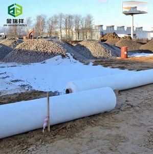 ผ้าใยสังเคราะห์ PET/ PP ขนาด120กรัม800กรัมผ้าใยสังเคราะห์ผ้าใยสังเคราะห์สีดำ/ขาว - Product Image 4