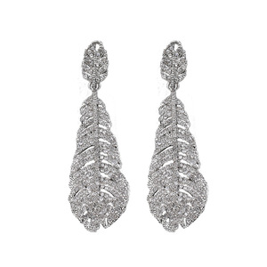 Venta al por mayor de piedras preciosas de moda Vintage Dia collar pendiente conjunto de joyas mujeres accesorios nupciales para el cabello - Product Image 5