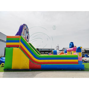 Castillo Inflable de PVC Resistente para Niños, Combo de Parque de Atracciones Inflable con Rueda de la Fortuna y Castillo Inflable para Niños - Product Image 4
