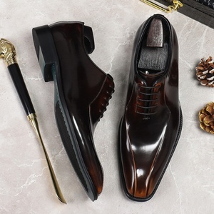 Zapatos Oxford de Negocios para Hombre de Cuero Genuino con Capa Superior de Cuero Vacuno, Zapatos Formales - Product Image 2