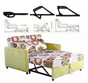 Hệ thống cơ cấu giường sofa màu đen, giường di động, hỗ trợ nâng, bản lề nâng trượt, giá đỡ trượt giường sofa - Product Image 3