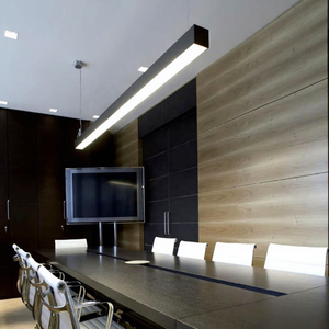 مصباح معلق خطي للمكاتب التجارية رائج البيع بقوة 36 واط و48 واط و60 واط، إضاءة معلقة بتقنية LED - Product Image 1