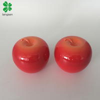 Cosmetica gebruik 30g plastic apple shaped cosmetische pot jar container voor cosmetische huidverzorging crème, fruit vormige crème potjes