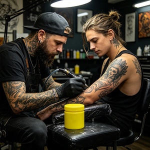 Crema para Tatuajes de Entrega Rápida Premium 10g 30g 500g para Uso de Emergencia en Tiendas de Tatuajes y Salones de Belleza - Product Image 5