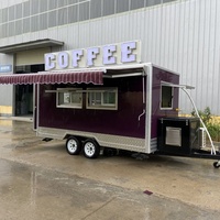 Camion de vente ambulante commercial de grande taille, directement de l'usine, pour café et aliments, sur mesure, pour l'extérieur, à vendre