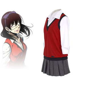 Disfraz de Cosplay de Shima de D. Kakegurui, Uniforme Escolar Japonés Estilo JK, Disfraz de Anime para Mujer, Material de Fibra de Poliéster - Product Image 2