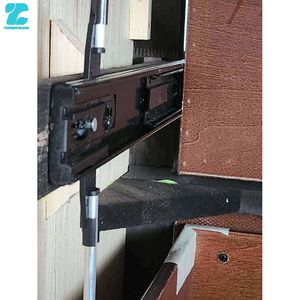 Riel deslizante entrelazado de extensión total para gabinetes, canal de rodamiento de bolas, cierre suave y silencioso para cajones - Product Image 4