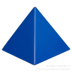 Pu Fidget Toy Pyramid Shape High <b>Rebound</b> Stress Relief For Kids 8-13 Years Unisex - Product Image 3