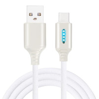 Kabel pengisi daya Android, kabel pengisian daya cerdas USB, pengisian daya cepat, perlindungan jalinan tali, kabel pengisian daya Android otomatis mati saat pengisian daya penuh