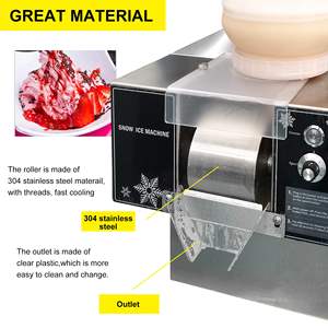 Bingsu Machine Snowflake Ice Machine Snow Four Colors Snow Ice Flake Machine Bingsu Établissements de restauration - Product Image 5
