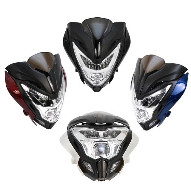 Motorcycle Front Headlight Headlamp Assembly  LED Head Light Lamp With DRL for Sport Bike Pul-sar NS150 160 200