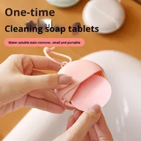 Savon de voyage portable, tablettes de savon, savon hygiénique jetable pour l'extérieur, feuille de savon pour le nettoyage, lavage des mains, mini