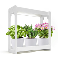 Kit de jardinage d'herbes intelligent pour intérieur, moderne, électronique, avec LED, réglable en hauteur, minuterie, alimentation USB, spectre personnalisable