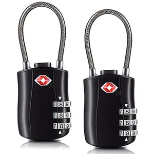 High Quality TSA-527 3-digit Re-settable Combination Locks TSA Approved Security Lock