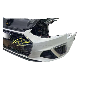 Superventas para Audi A4L 2020-2024, parachoques <span class=keywords><strong>de</strong></span> coche, parrilla <span class=keywords><strong>de</strong></span> parachoques delantero, capó, Faro, radiador, arnés <span class=keywords><strong>de</strong></span> Radar, luces antiniebla - Product Image 5