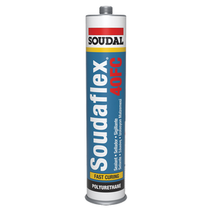 SOUDAL 'SOUDAFLEX 40FC' Adesivo Sigillante in Poliuretano 300 ml - Grigio - Product Image 1