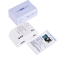 Modul Relay WiFi Tuya Smart 1CH Switch 220V 10A Kontrol Jarak Jauh via Aplikasi 12V 24V 220V 85-250V RF433 5V Penerima Google Home Alexa