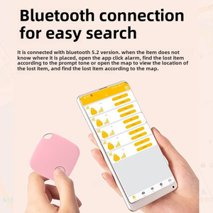 Smart Diamond-Shaped Bluetooth Keychain Anti-Theft Alarm Two-Way <b>GPS</b> IPX5 Waterproof 4G Network Anti-Lost Positioning Plastic - Product Image 4