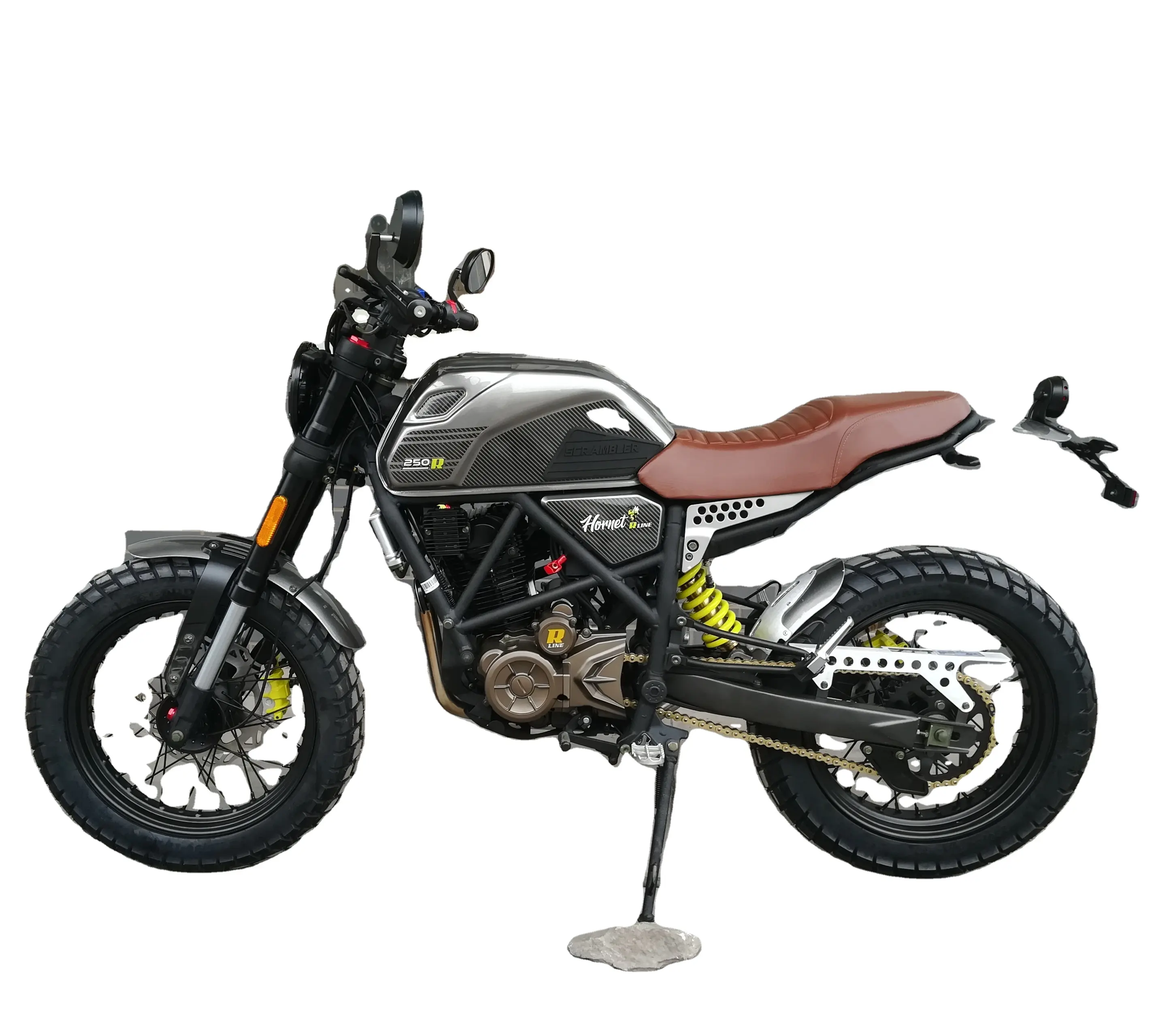 111876 China Motorräder billig für den Verkauf Moto FUEGO Scrambler 250 Stadt Motorrad Straße Motorrad neues Design Motorrad