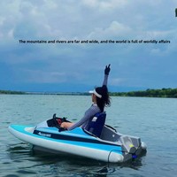 Jet ski électrique Banana Boat pour adultes - Monoplace, extérieur, à vitesse lente