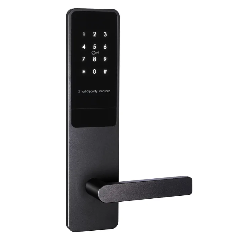 Smartek E901P Draadloze Effen Aluminium Ansi Insteekslot Keyless Entry Deur Handvat Ttlock App Smart Elektronische Appartement Deurslot