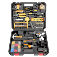 Set de Herramientas Multifunción de Estándar General, 38 Piezas, Kit de Caja de Herramientas Variado para Mantenimiento y Trabajo Manual del Hogar