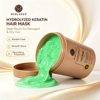 Masque capillaire à la kératine OEM/ODM 600 ml pour cheveux secs, crépus et abîmés, nourrissant en profondeur, réparation lissante, masque capillaire à la kératine