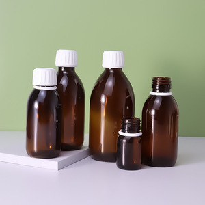 Nhà Máy Tùy Chỉnh 60Ml Thủy Tinh Màu Nâu Xi-rô Enzyme Chai Vít Cap 30Ml Thuốc Chai Uống Chất Lỏng 250Ml 500Ml 100Ml Năng lực - Product Image 2