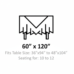 Tovaglia da esterno a righe patriottiche 60 "x 120" | Importazioni di Design - Product Image 1