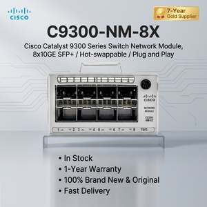โมดูลสวิตช์เครือข่าย 9300 ซีรีส์ 8x 10 กิกะบิตอีเธอร์เน็ต C9300-NM-8X ใหม่ มีสินค้าในสต็อก - Product Image 4