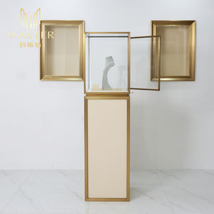 <span class=keywords><strong>Vitrina</strong></span> de Joyería de Vidrio con Cerradura Mecánica, Vertical, 45*45*168cm, Marca MASTER OEM, para Exhibición en Tiendas de Joyería de Lujo - Product Image 2