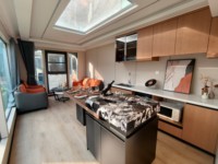 Maison Capsule Modulaire Préfabriquée Moderne à 3 Chambres et 2 Salles de Bain, Bureau, Pod Extérieur, Petite Cabine Portable en Forme de Pomme