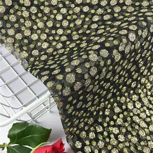 2022 Vàng Lưới Glitter Kim Loại Vải Cho Trang Phục, Diy Wedding Trang Phục May Mô, Khiêu Vũ Mặc Vải Vải Tuyn