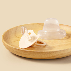 Großhandel Baby-Schnuller mit Cartoon-Aufdruck Silikon-Babyschnuller mit Rundem und Flachem Kopf - Product Image 2