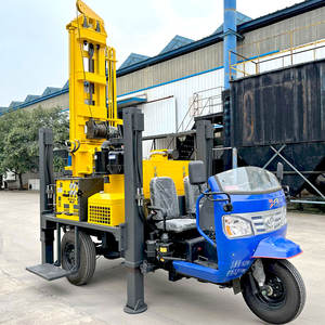 핫 세일 200m 디젤 엔진 세발 자전거 장착 모바일 물 우물 드릴 장비 광산 용 펌프 220V 중국산 - Product Image 3