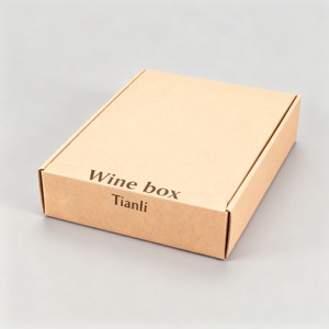 Đa chai rượu vang tách ra bao bì sóng in ấn kỹ thuật số hộp bưu phẩm bán buôn 3/6 gói rượu vang Hộp quà tặng - Product Image 4