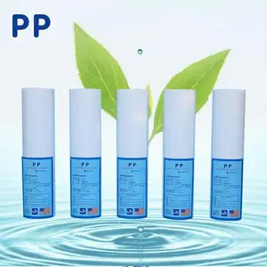 5 micras PP hilado/fundido líquido cartucho de filtro para el tratamiento de agua potable
