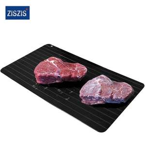 Bandeja de descongelación rápida de aluminio para alimentos congelados-Tablero de descongelación mágico, sin electricidad/sin <span class=keywords><strong>microondas</strong></span>, seguro para carne/Pescado/verduras - Product Image 2
