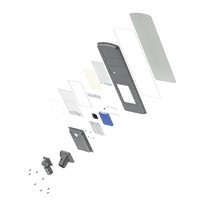 Lámpara Solar para Calle Todo en Uno de 100W 120W, IP66 Impermeable, Control Remoto, Brillo Ajustable, Lámpara para Exteriores