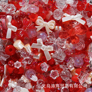 Cuentas acrílicas de animales de dibujos animados de 10 mm, accesorios de joyería DIY para la fabricación de collares - Product Image 4