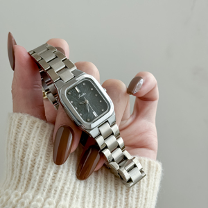 Scottie 9743B Montre de Luxe à Quartz pour <span class=keywords><strong>Femme</strong></span> Cadran Carré Étanche Bracelet en Acier Inoxydable Mode Tendance Vente Chaude - Product Image 3