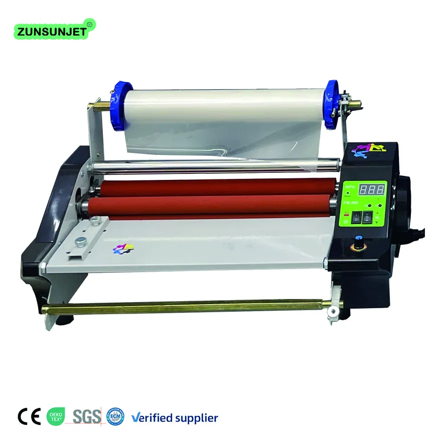 A3 mesin laminating laminasi lembaran film, mesin laminasi panas atau dingin otomatis