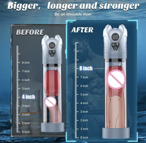 Bomba de Vacío para Pene Eléctrica 4 en 1 con Pantalla LCD Digital, 5 Modos de Succión, 7 Modos de Vibración, Dispositivo de Entrenamiento Masculino Impermeable y Recargable - Product Image 5