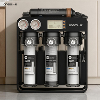 Sistema de Ósmosis Inversa Alcalina de 6 Etapas OEM/ODM de 600 GPD, Sistema de Filtro de Agua sin Tanque Debajo del Fregadero con Monitor de TDS, Máquina de Ósmosis Inversa